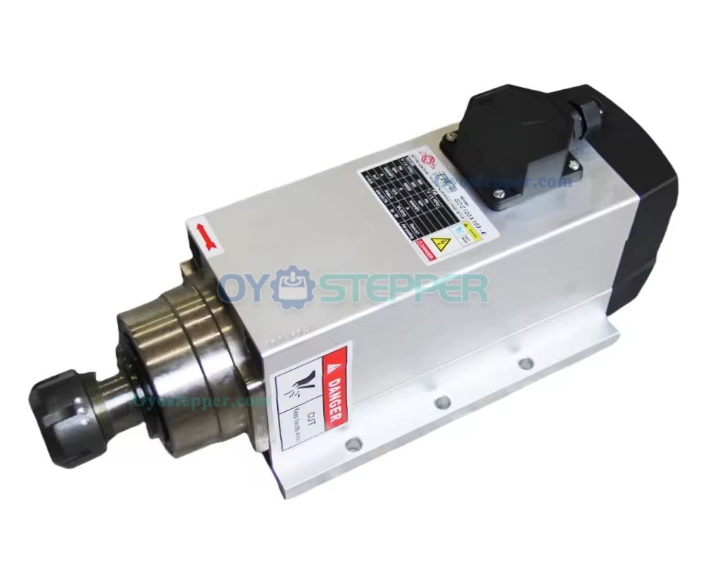 6KW CNC Router Spindle Motor ER32 18000rpm 220V/380V Air Cooled Spindle for Wood Engraving